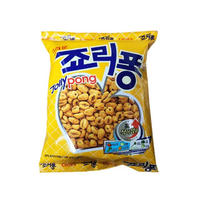 크라운 죠리퐁 대 135g 1개 바삭한 봉지 과자 스낵
