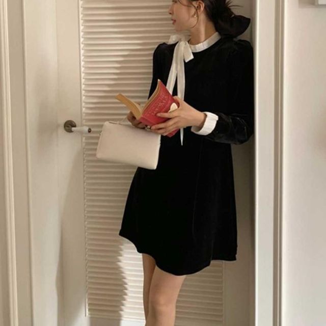 모임 정장 빅사이즈 직장인 매력적인 코디 롱원피스