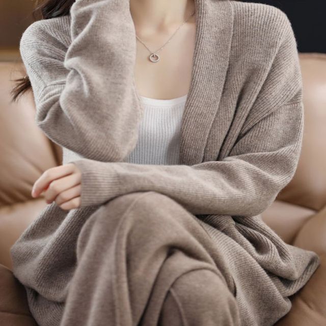 여성 루즈핏 베이직 가디건, 가을 간절기 아우터