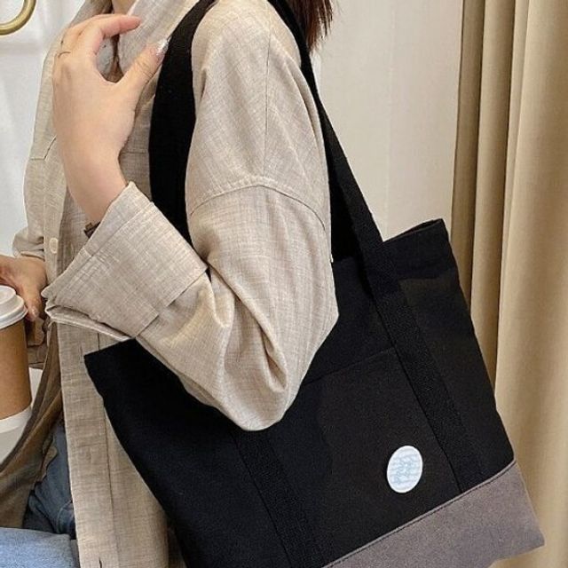 남여공용 캔버스 숄더백 빅백 ST265