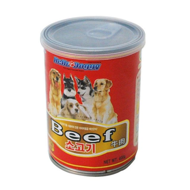 헬로도기 소고기 캔 400g (강아지 간식)