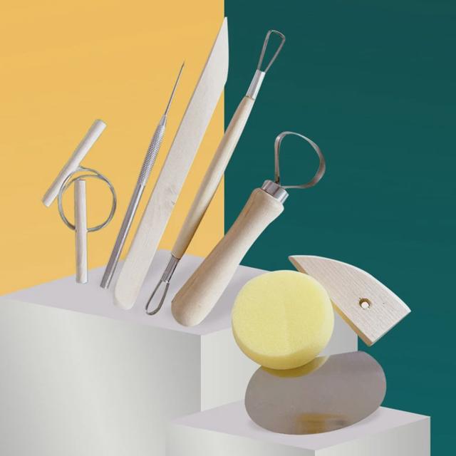 조소 공방 도자기 DIY 도예 도구 8종 세트 DD-12863