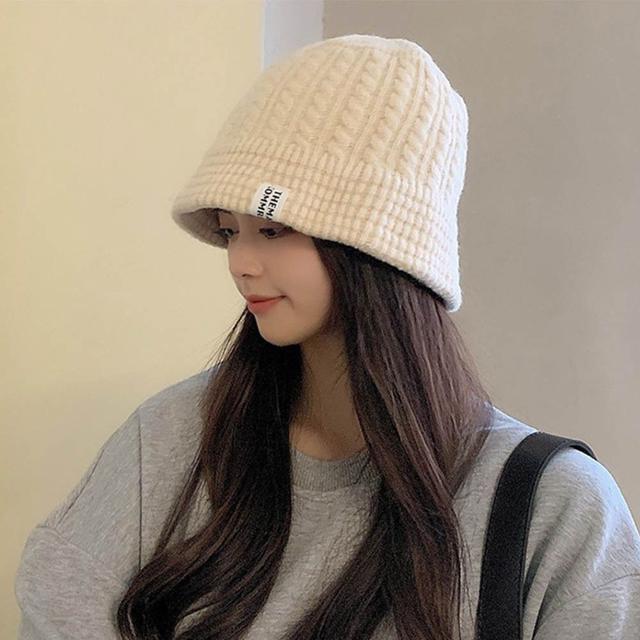 벙거지 모자 니트 뜨개 모자 겨울 보온 꾸안꾸 비니