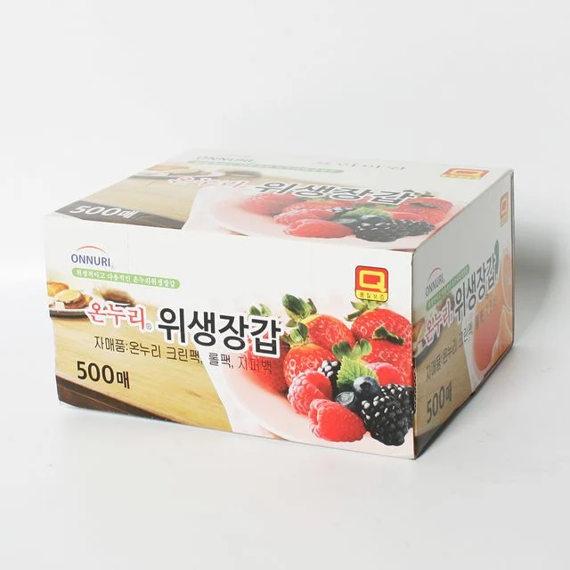 온누리 프리미엄 장갑 500매 대용량 일회용 위생장갑 비닐