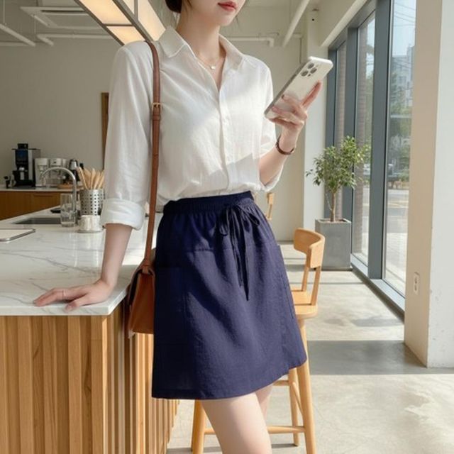 여성 밴딩 핫팬츠 면 반바지, 여름 편안한 사이즈
