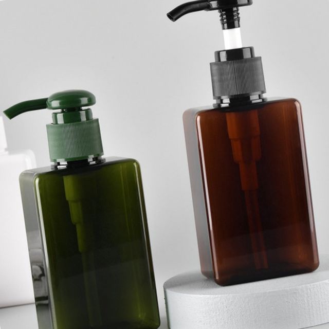 모텔디스펜서 사각 펌프 디스펜서 150ml 그린