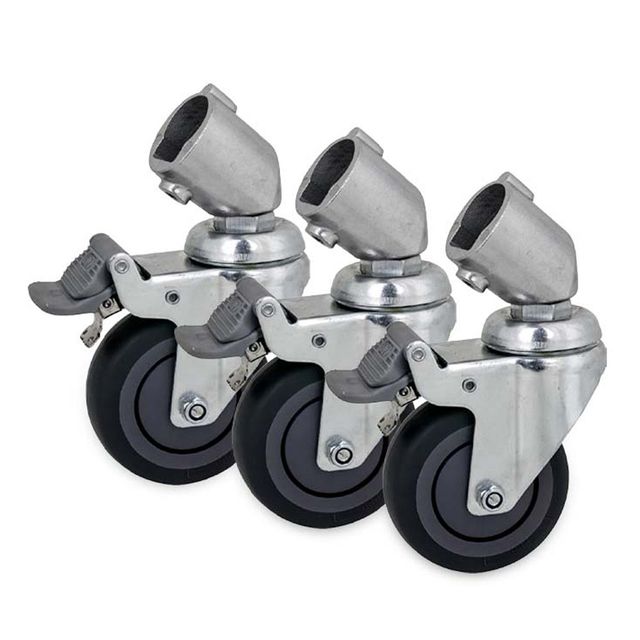 80mm 카메라 캐스터 2 바퀴 스탠드용 카메라삼각대
