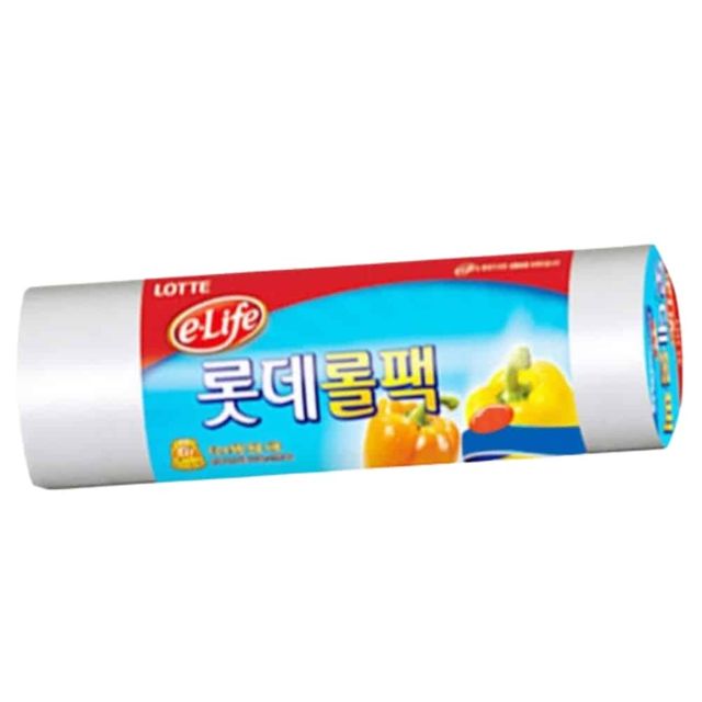 롤팩 17X25X500매 12개 포장비닐 비닐봉투 투명봉투