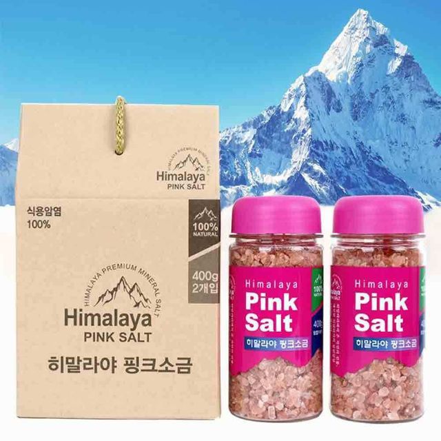 히말라야 핑크소금 선물세트 400g x 2개입
