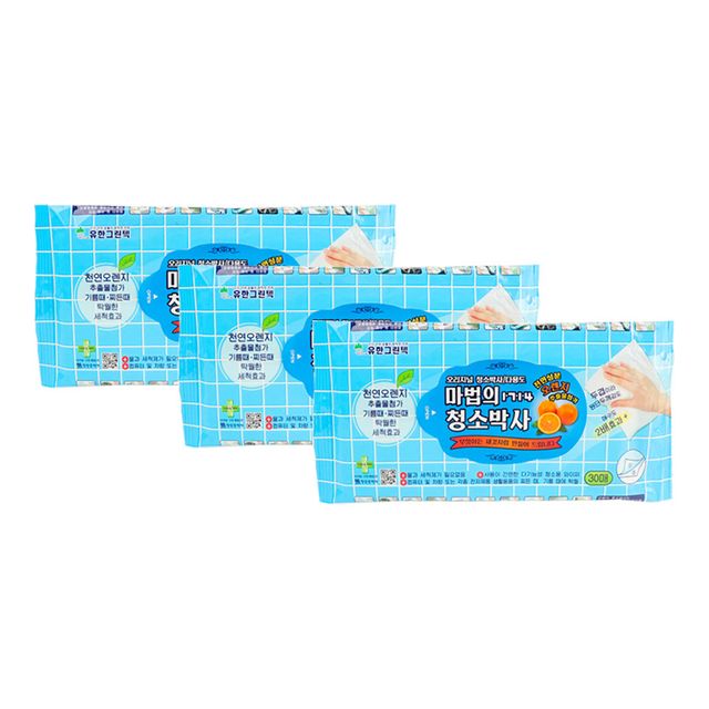 마법의 청소박사 30매 3개입 티슈형 일회용
