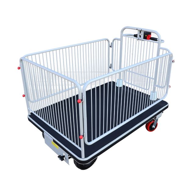 쌍용리프트 전동 핸드 카트 HG-110 400kg 이동 대차 운반기 HG110