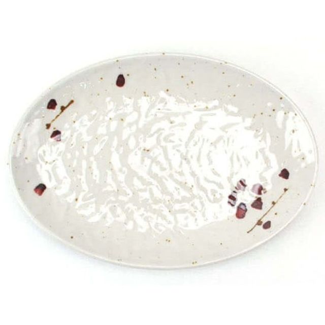 멜라민 접시 21.3cm, 반찬 플레이팅 타원 접시