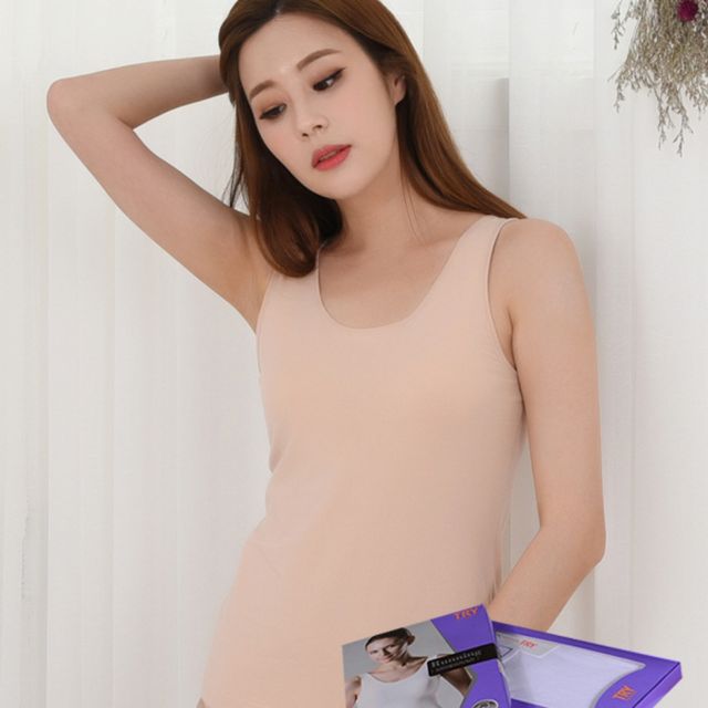 여성이너나시 여성민소매런닝 0수 면스판 여성런닝