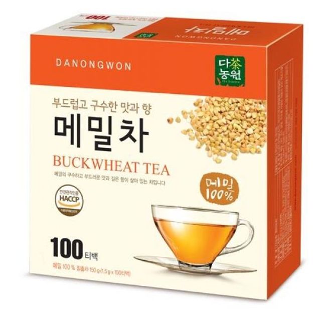 다농원 구수한 메밀차 100T 고소한 전통 차 맛