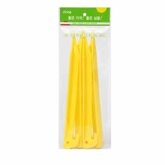 플라스틱 단조팩 4p세트(19cm) 캠핑못 텐트지지대 안전걸이 지지대 텐트팩