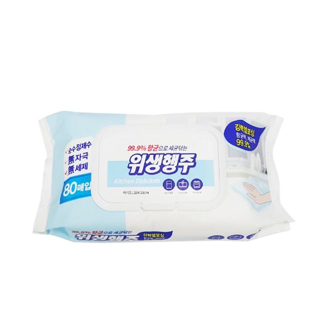 위생 행주 10개 주방용 캡형 일회용행주 세정