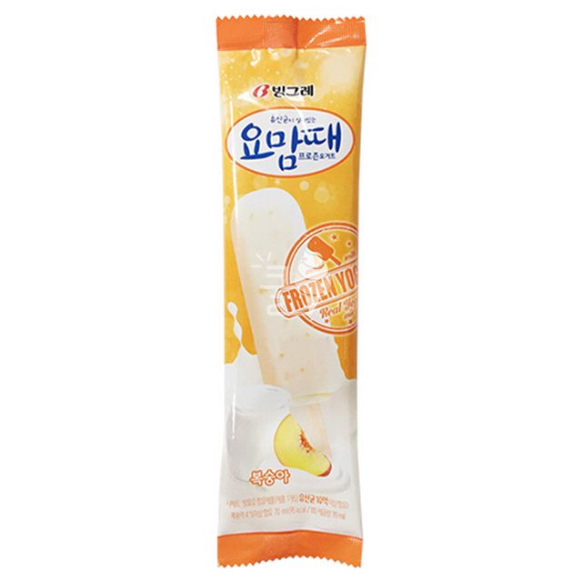 빙그레) 요맘때 복숭아바 1박스 (40개입)