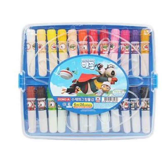 수채화물감 6ml 24색 케이스 미술용품 수채화용품 수채화재료 물감세트