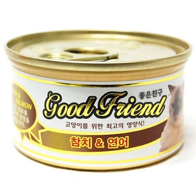 고양이간식 통조림 참치연어 캔 85g 24개 세트