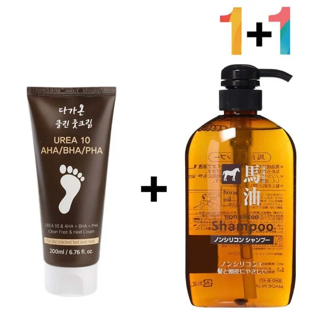 우레아 10 프로 각질제거 풋 발 크림 마유 샴푸
