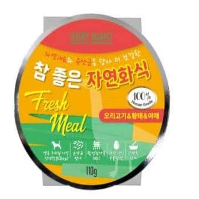 자연화식 오리고기 황태 야채 1P 애견습식사료노견 강아지화식 노령견화식 반려견화식사료