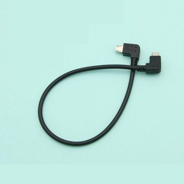 coms Micro USB B M M 젠더 Micro 5P 좌우 꺾임 30cm