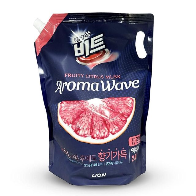 액체세제 빨래용 드럼겸용 시트러스리필 2L