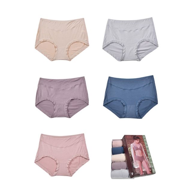 (동화)편안한 디자인 맥시 여성 삼각팬티 5매입