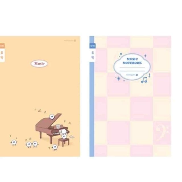 음악노트 오선 여 오선공책 오선장 오선노트 음악책