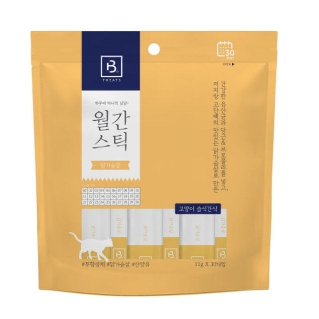 브리더랩 월간스틱 닭가슴살 30개입)
