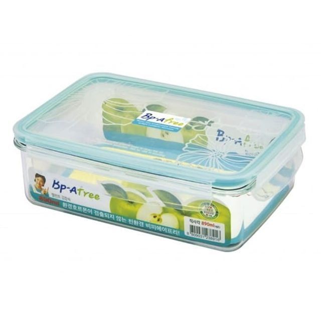 트라이탄 밀폐용기 반찬통 직사각 찬통 냉장고 890ml