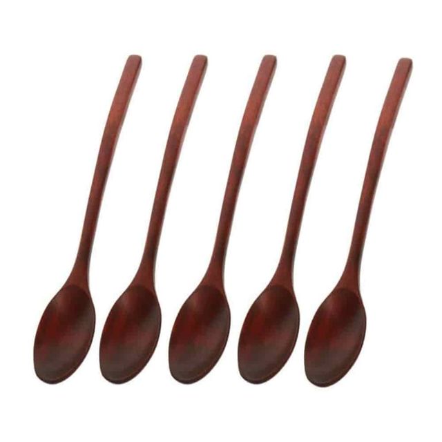 숟가락 5p 한식숟가락 옻칠수저 요거트숟가락 우드스푼