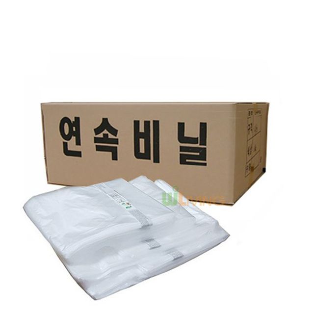 사각휴지통 연속비닐35(사각휴지통 전용비닐 20롤 WL-1944H 쓰레기통 분리수거