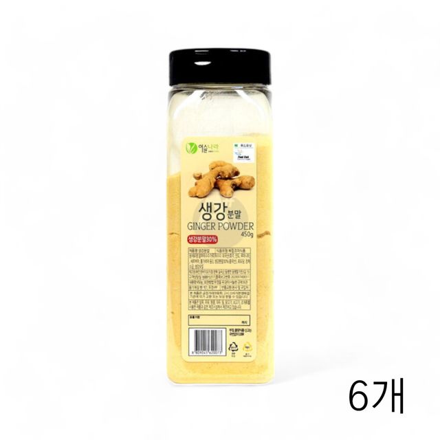 이슬나라 생강분말 생강가루 450g X 6개 생강파우더