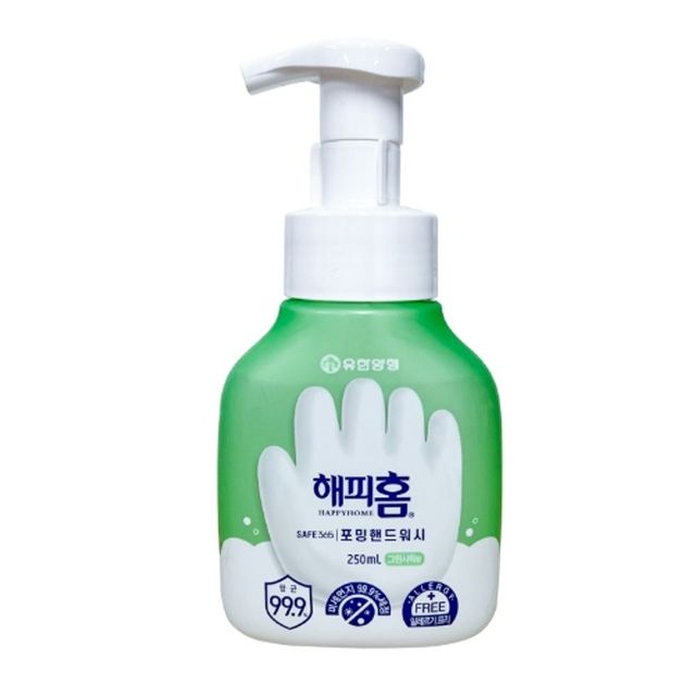 해피홈 SAFE365 핸드워시 250mI 용기 그린샤워 1개