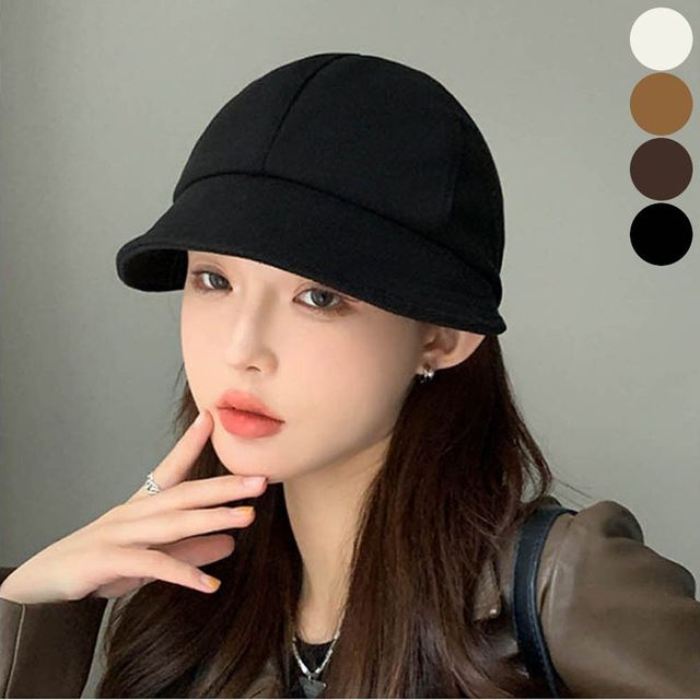 두상 숏챙 스트링 조절 버킷햇 벙거지모자 여성 모자