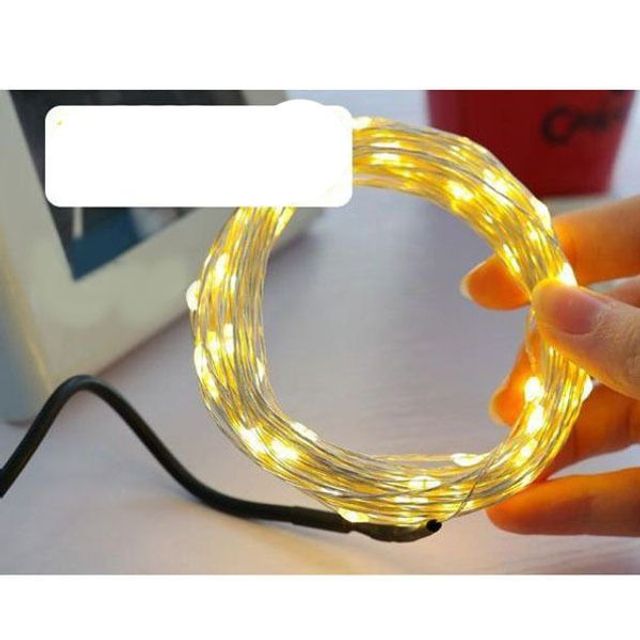 USB LED 케이블 노랑 속도밝기 조절 길이 10M