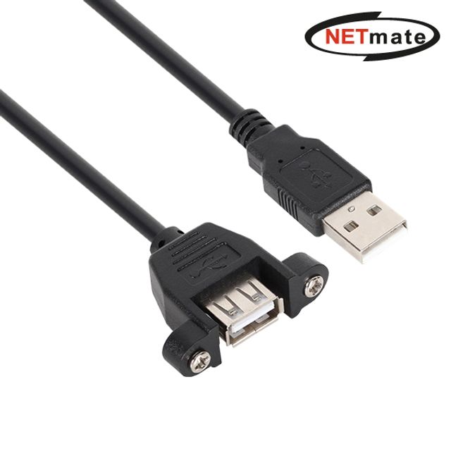NMC-UF203SB USB2.0 연장 AM-AF 판넬형 케이 KW0329