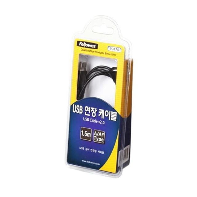 문구사무/USB 연장케이블 V2.0(1.5m/펠로우즈)