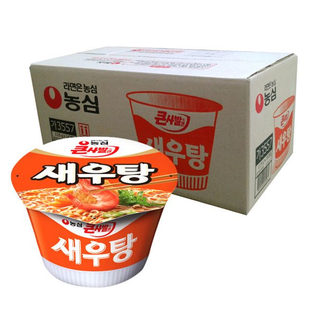 농심 새우탕 큰사발 (16개입)