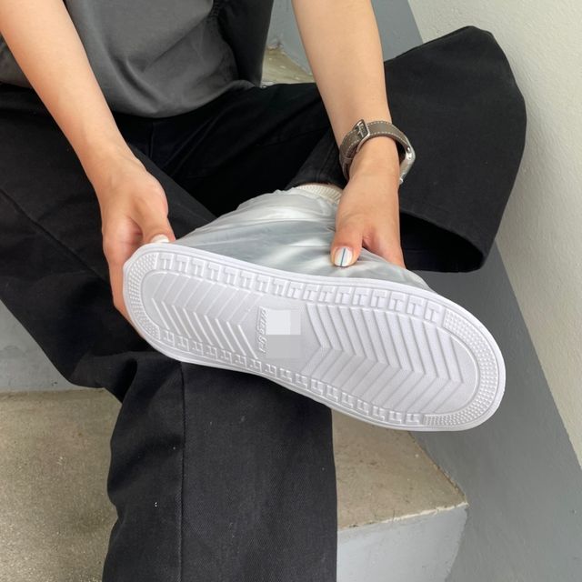 신발 방수커버 비닐장화 화이트 275-280