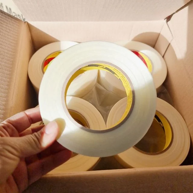 강력 접착 철근 필라멘트 고정 테이프 24mm 48개 1박스