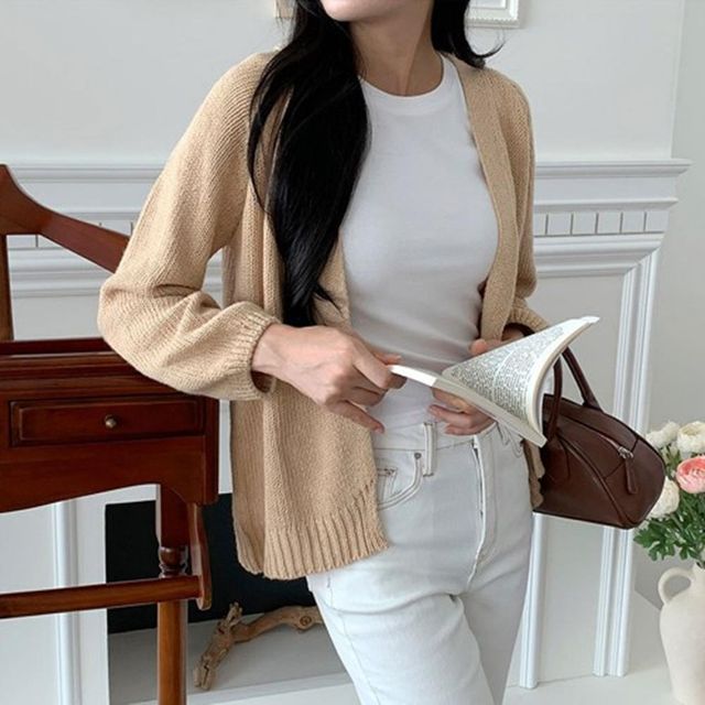 루즈핏 루즈가디건 여자 롱가디건 오픈 데일리 여성
