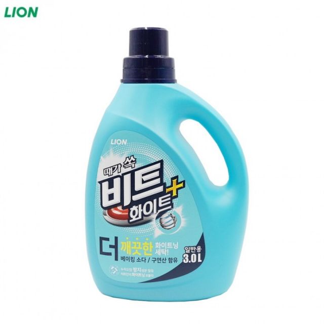얼룩제거 액체 세탁세제, 화이트플러스 물세탁 용기형