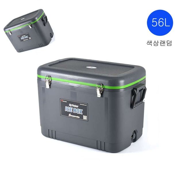 캠핑 레저용 아이스박스 색상랜덤 56L 차량아이스박스 캠핑아이스쿨러 손잡이아이스박스 휴대용아이스박스