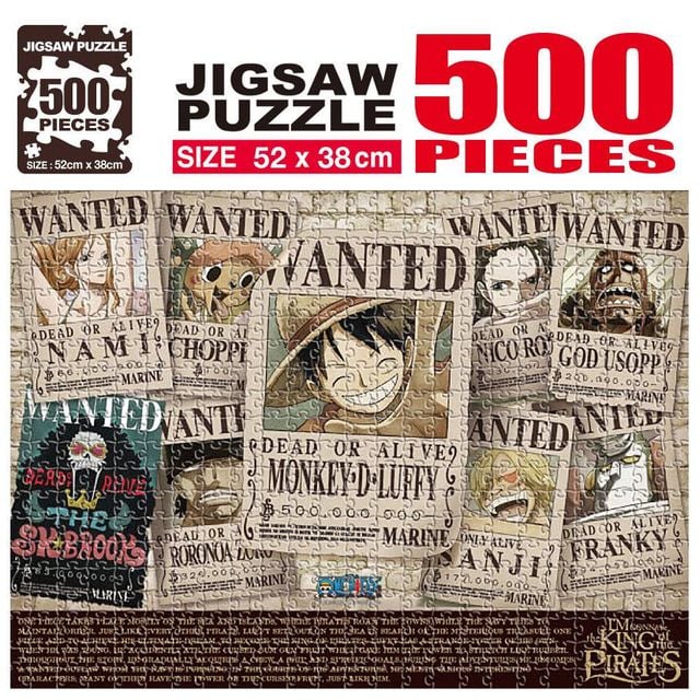 학산퍼즐 원피스 직소퍼즐 500pcs 뉴 현상수배 V2