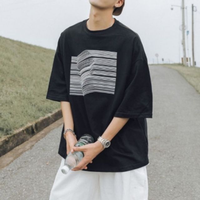 남자 반팔 티셔츠 간절기티셔츠 린넨맨투맨 5부 로카티 오버핏 머슬핏 면티셔츠 반팔티셔츠