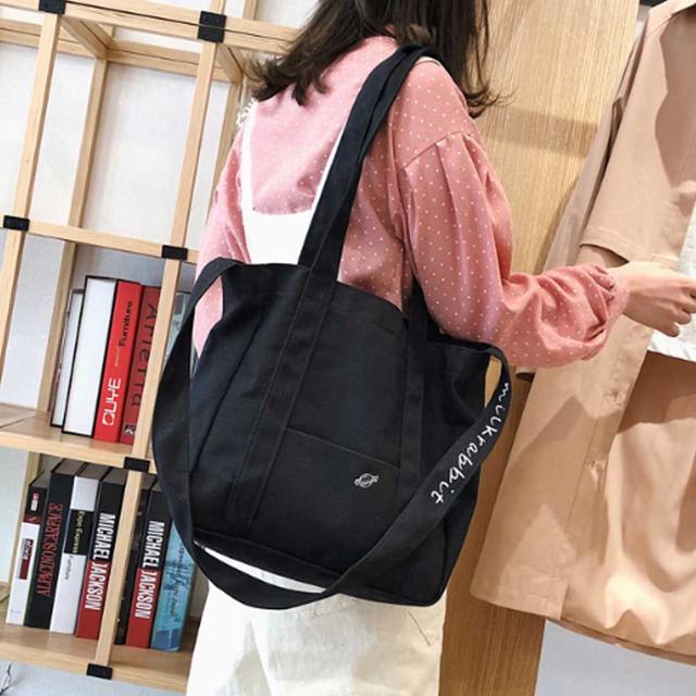 새학기 여대생 어깨 가방 숄더 데일리 패션 천가방