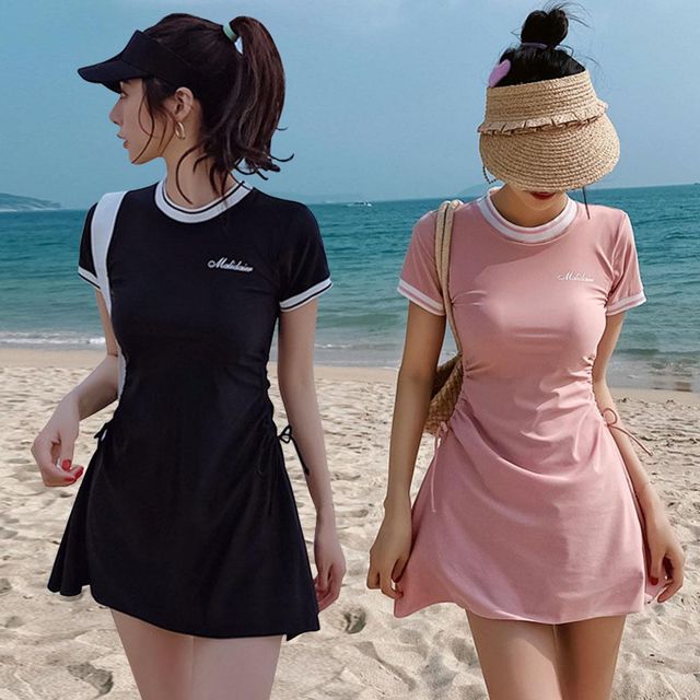 예쁜 원피스수영복 여자 체형커버수영복 여름 비치 리