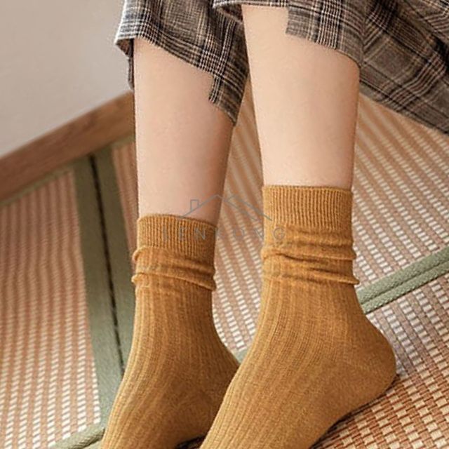 여자면양말 조리원양말 여자중목양말